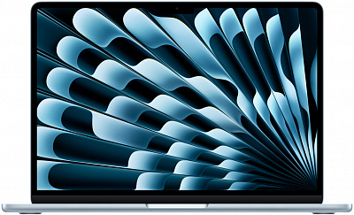 Ноутбук Apple MacBook Air 15" (M4, 2025) 16 ГБ, 256 ГБ SSD, "небесно-голубой"