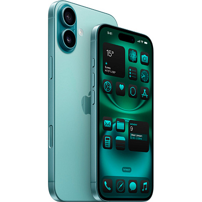 Смартфон Apple iPhone 16 Plus 512 ГБ бирюзовый