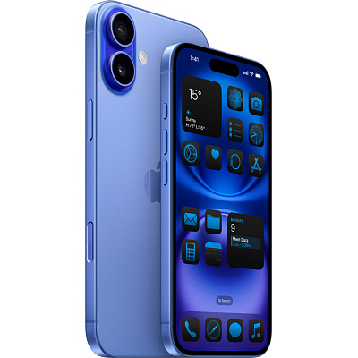 Смартфон Apple iPhone 16 Plus 256 ГБ ультрамарин